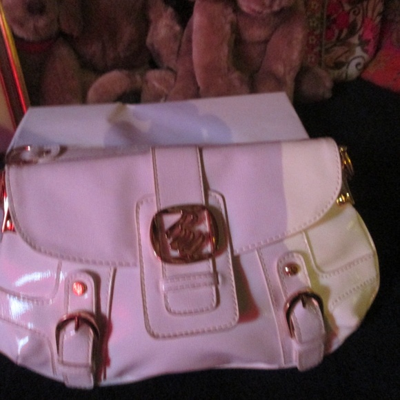💋💞Roccawear Handbag Fabulous** White Mini Purse Clutch - Picture 2 of 6